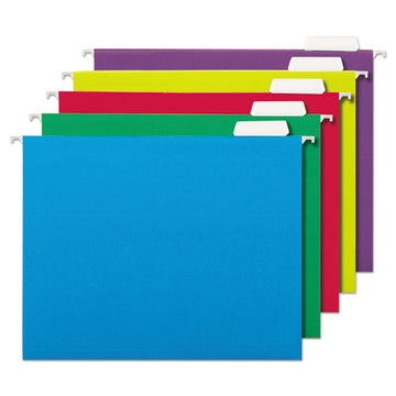 Universal® Deluxe Bright Color Hanging File Folders, Letter Size, 1-5-cut Tab, Yellow, 25-box freeshipping - TVN Wholesale